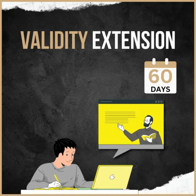 Validity extension 60 days